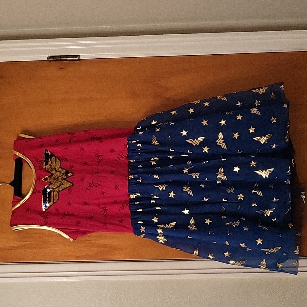 Girls Hooded "Wonder Woman" Dress